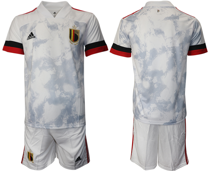 Men's Belgium National Team Custom Away Soccer Jersey Suit